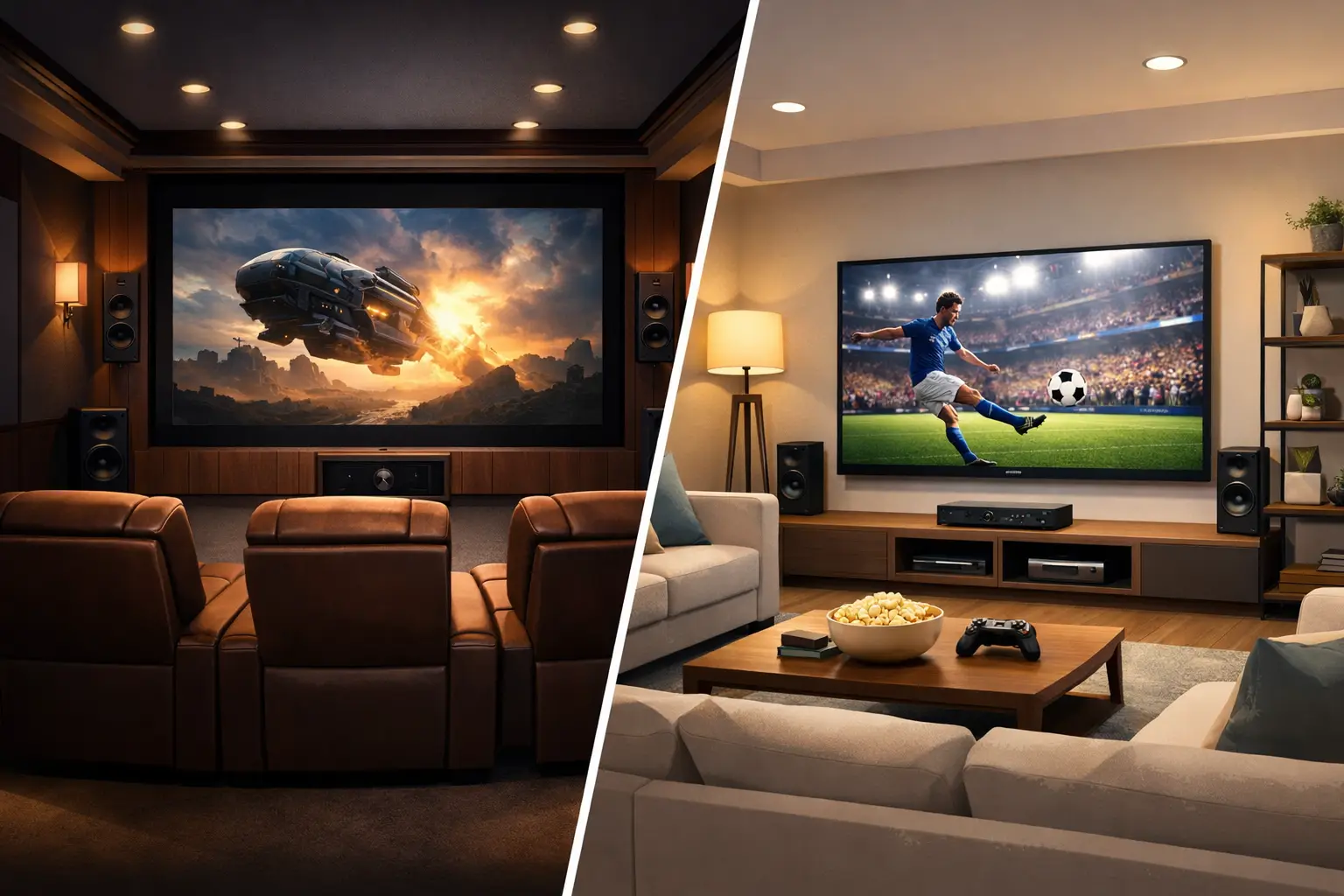 Home Cinema vs Media Room: Key Differences