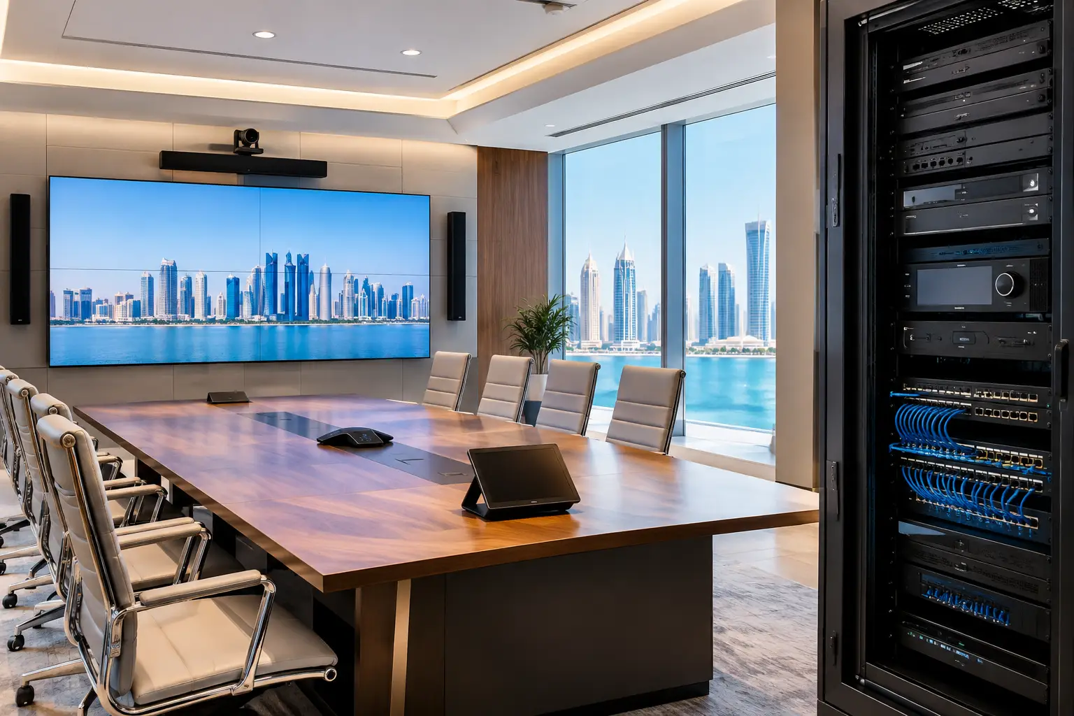 AV integration للمشاريع السمعية البصرية المتكاملة