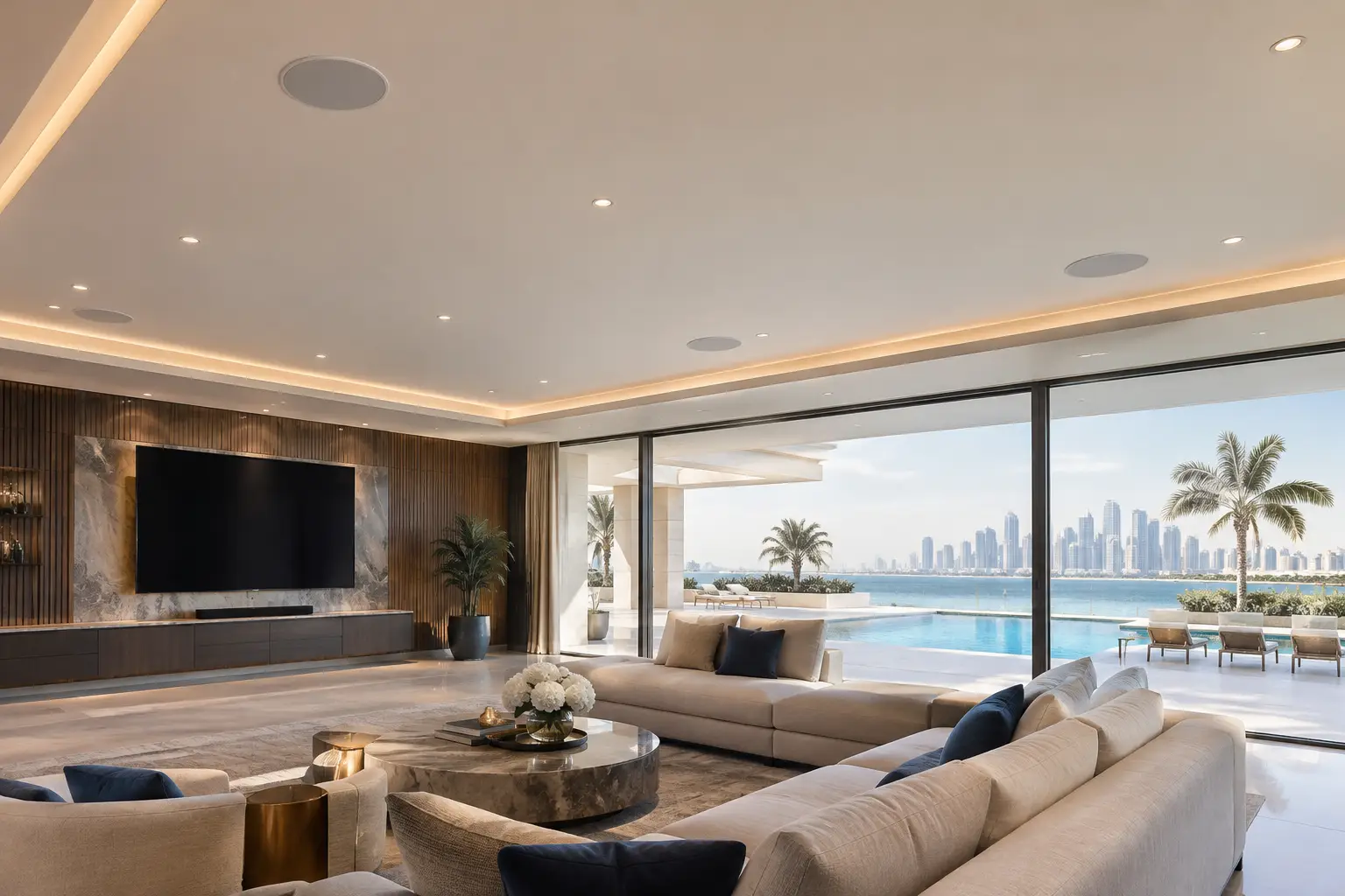 أفضل سماعات سقفية للفلل الفاخرة وفق معايير هندسية