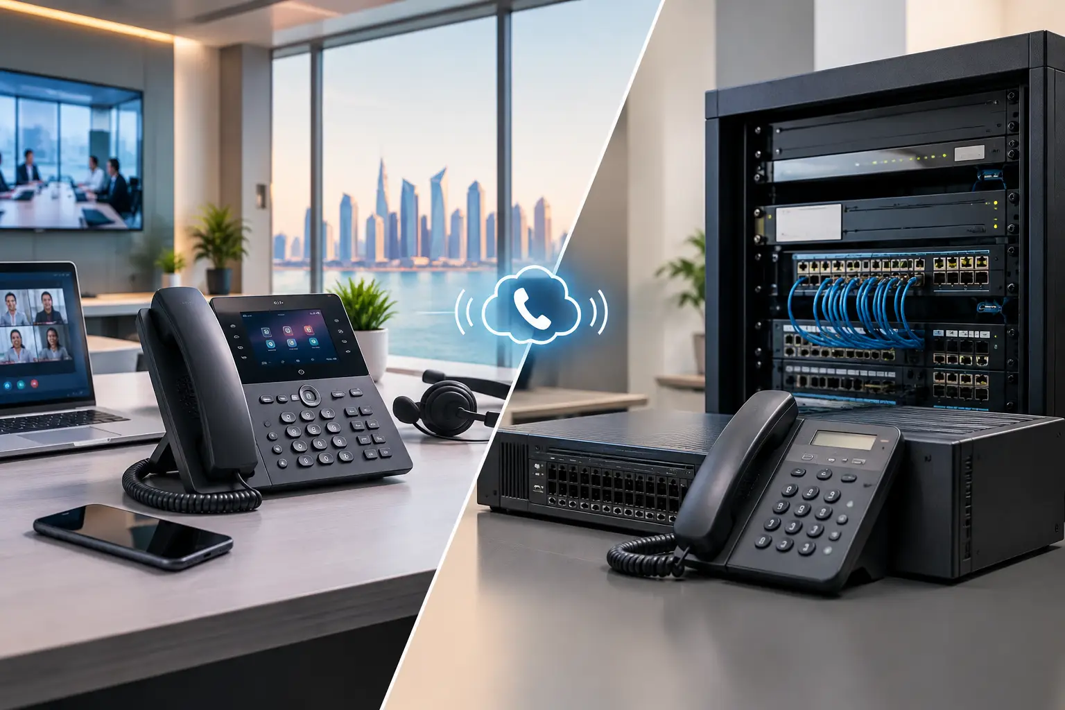 IP Telephony مقابل PBX للمشاريع المتكاملة